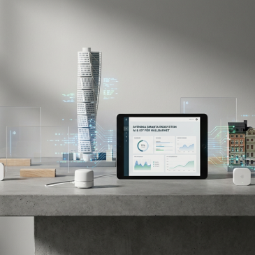 Svenska städer som smarta ekosystem: IoT och AI bygger hållbara och effektiva samhällen